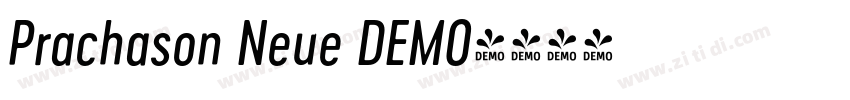 Prachason Neue DEMO字体转换